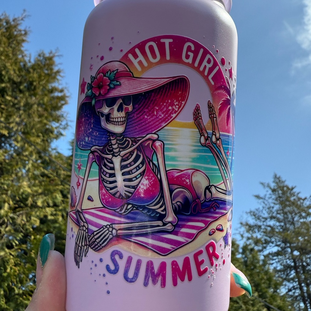 Colorful 'Hot Girl Summer' Water Bottle